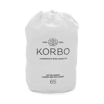 Tvättsäck till Korbokorg - vit 65 l - KORBO
