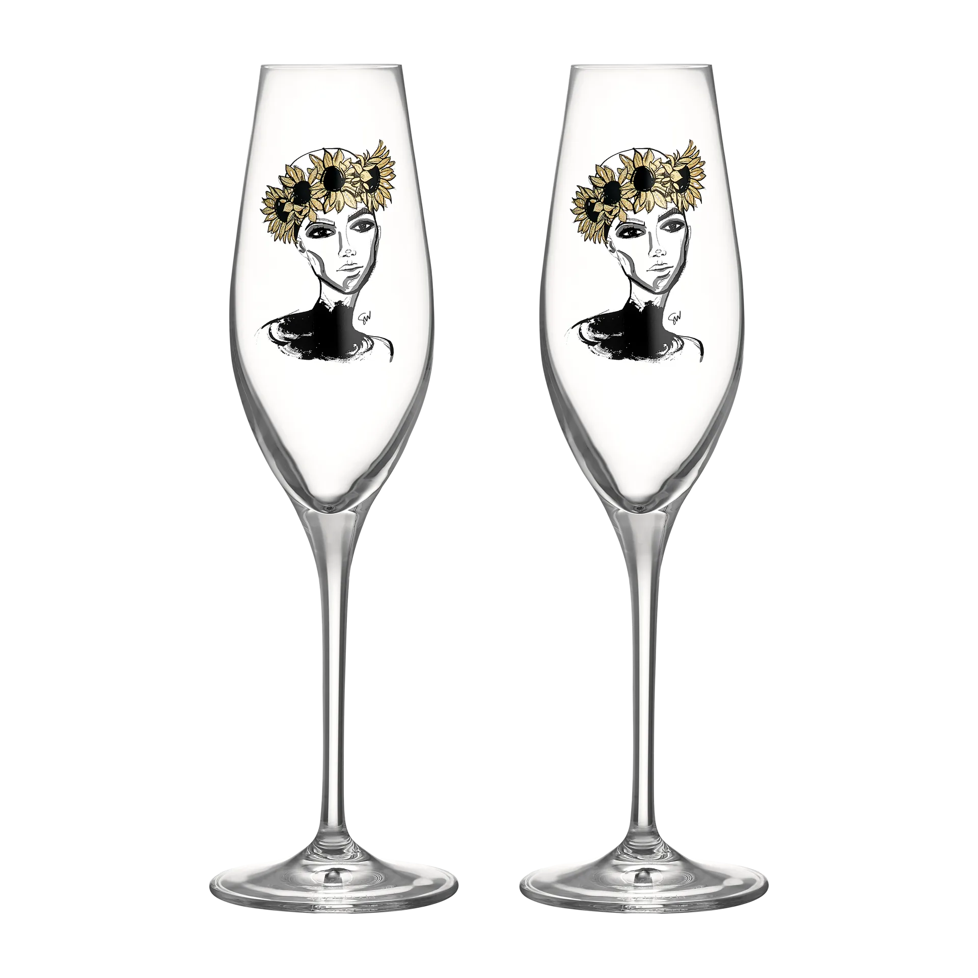 All about you champagneglas 24 cl 2-pack, Let's celebrate you Kosta Boda