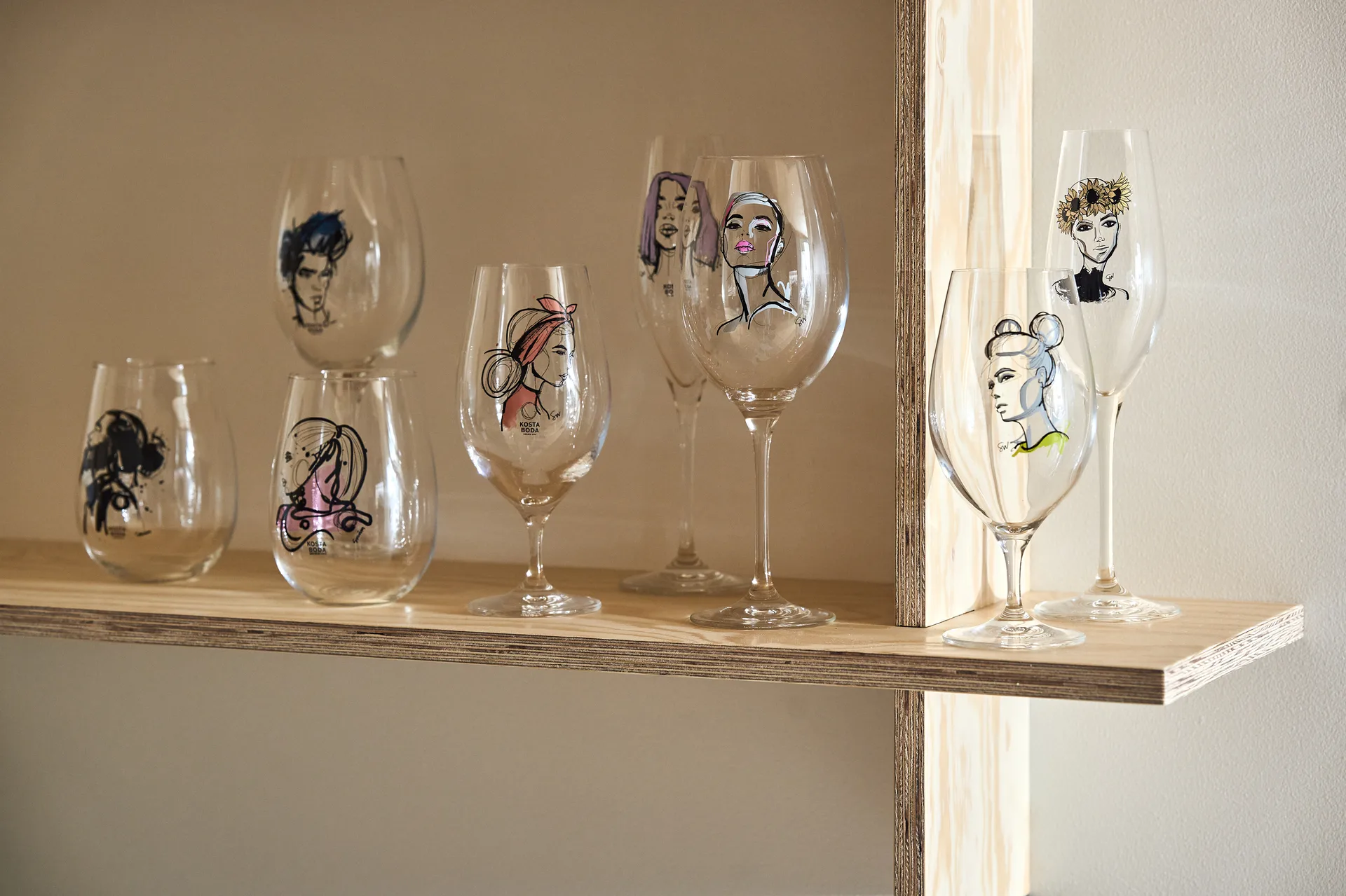 All about you ölglas 40 cl 2-pack, Cheers to you Kosta Boda