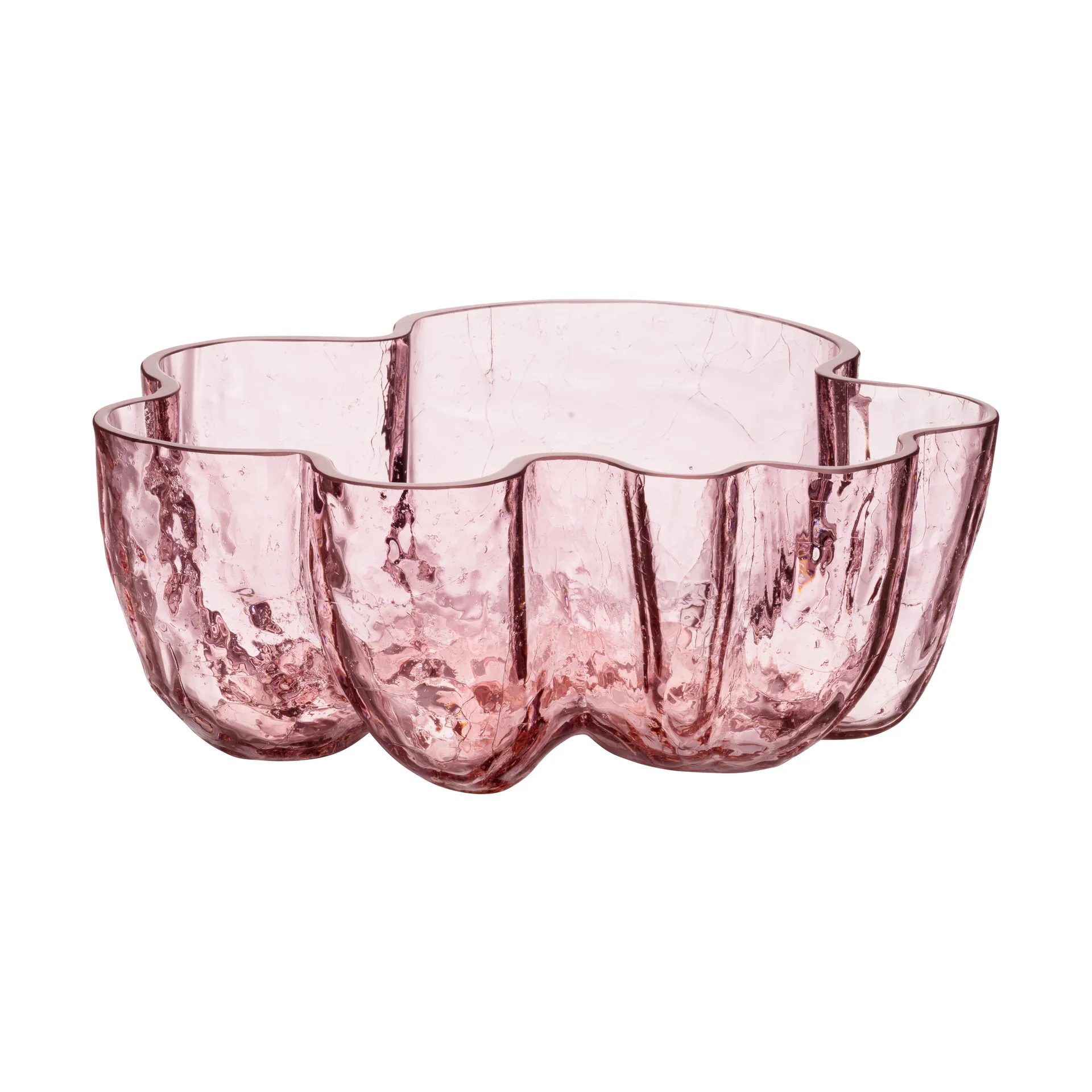 Crackle skål 10,5 cm, Rosa Kosta Boda