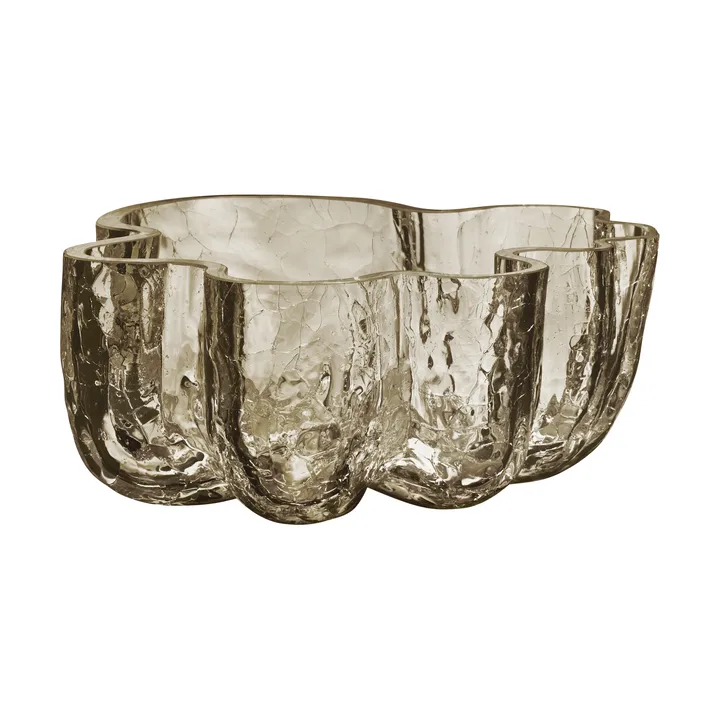 Crackle skål 10,5 cm - Taupe - Kosta Boda