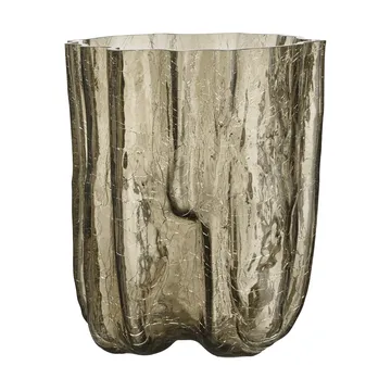 Crackle vas 27 cm - Taupe - Kosta Boda