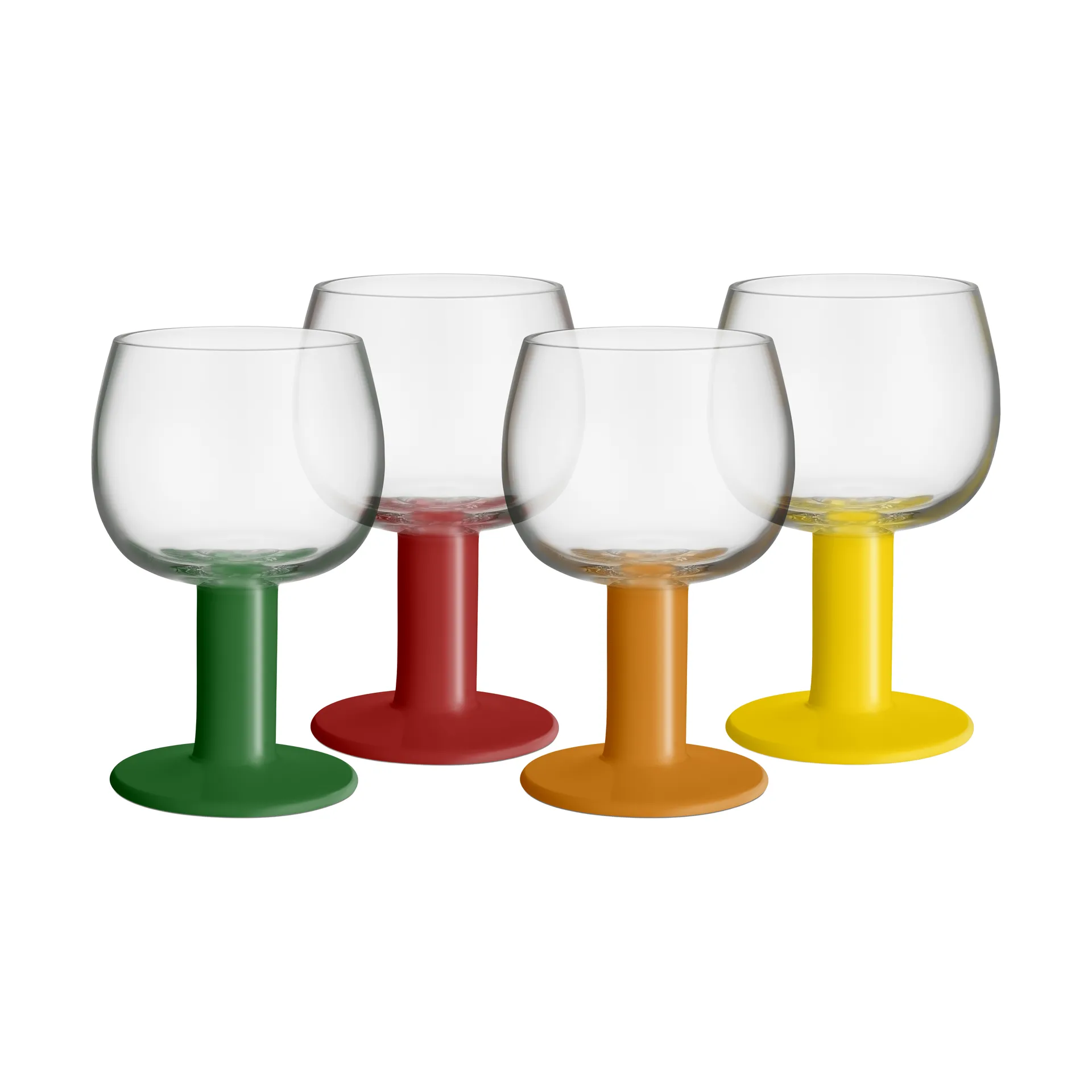 Fars glas, Mixade färger, 40 cl, 4-pack Kosta Boda