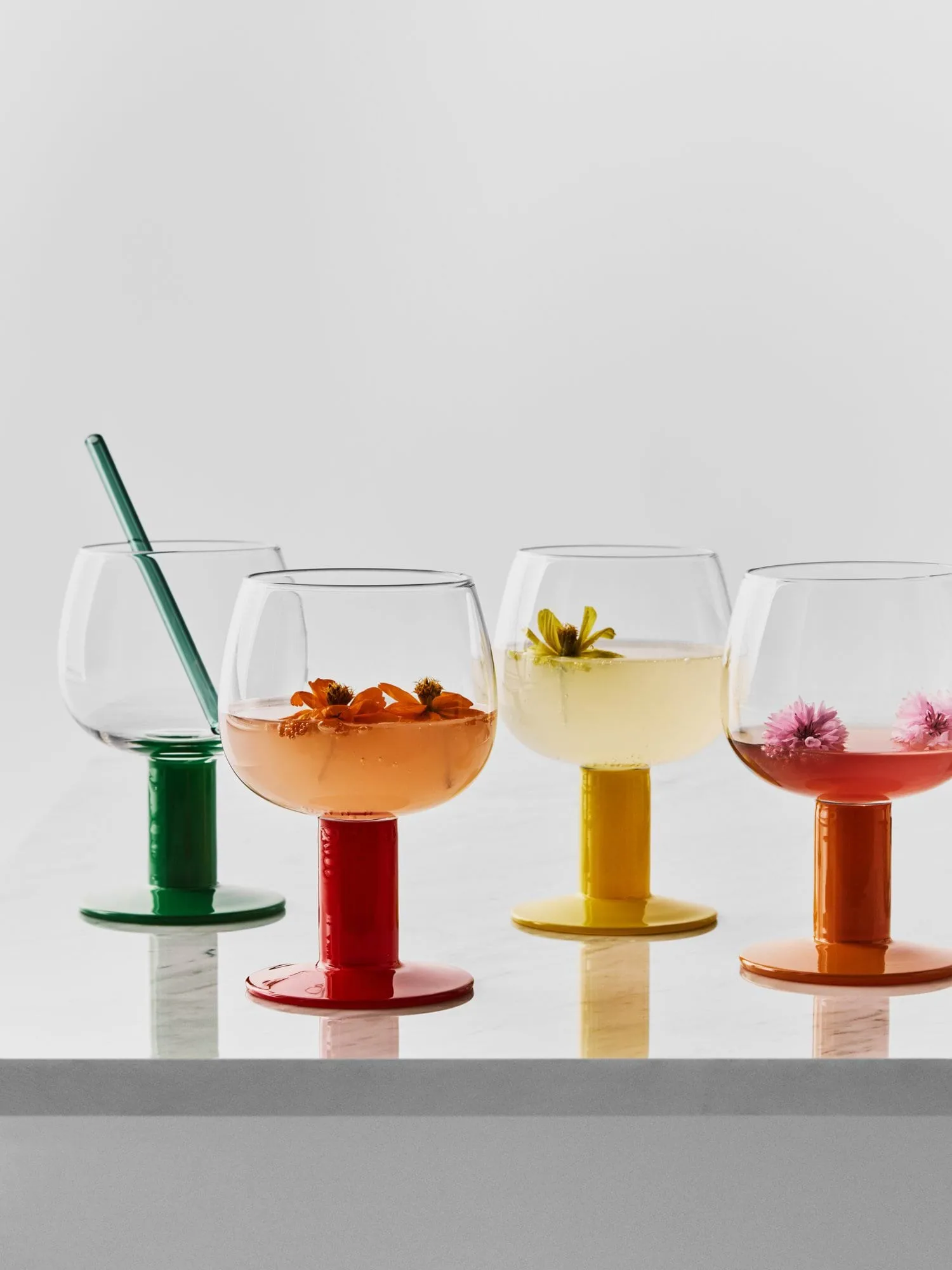 Fars glas, Mixade färger, 40 cl, 4-pack Kosta Boda