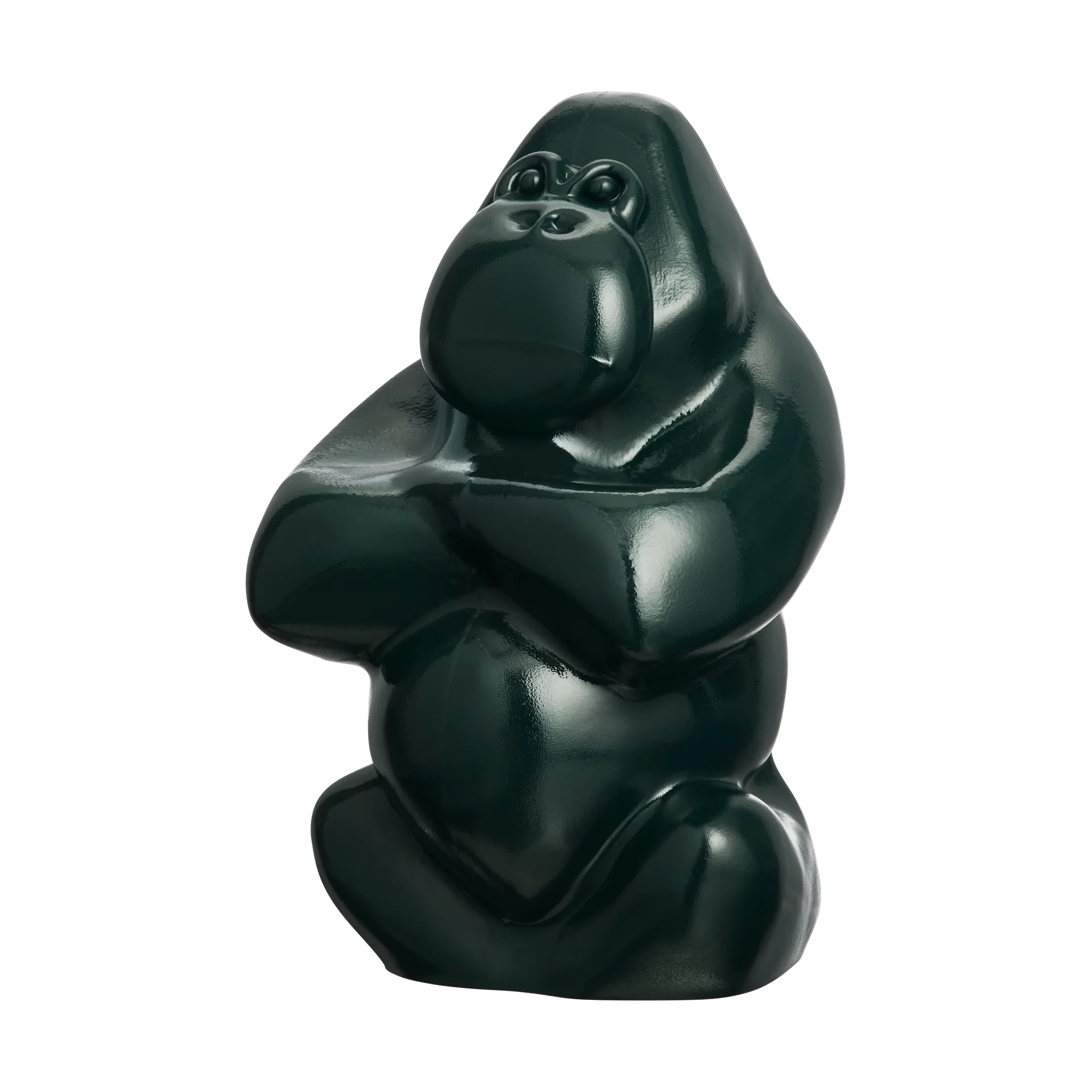 Gabba Gabba Hey skulptur 305 mm, Mörkgrön Kosta Boda