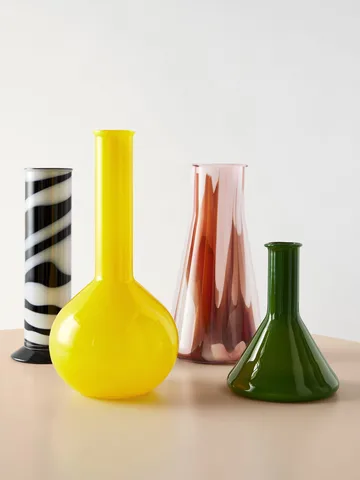 Lab mätglas vas 18,5 cm - Grön - Kosta Boda