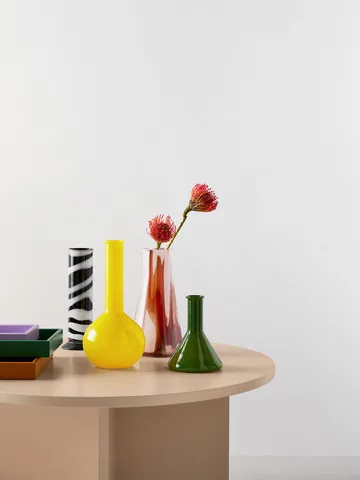 Lab mätglas vas 18,5 cm - Grön - Kosta Boda
