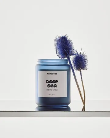 Mind doftljus - Deep Sea, 550 g - Kosta Boda