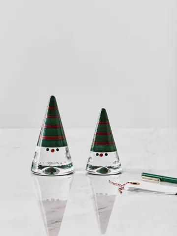 Noel tomte - Grön, 15 cm - Kosta Boda