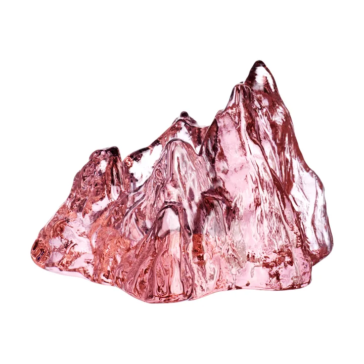 The Rock ljuslykta 91 mm - Rosa - Kosta Boda