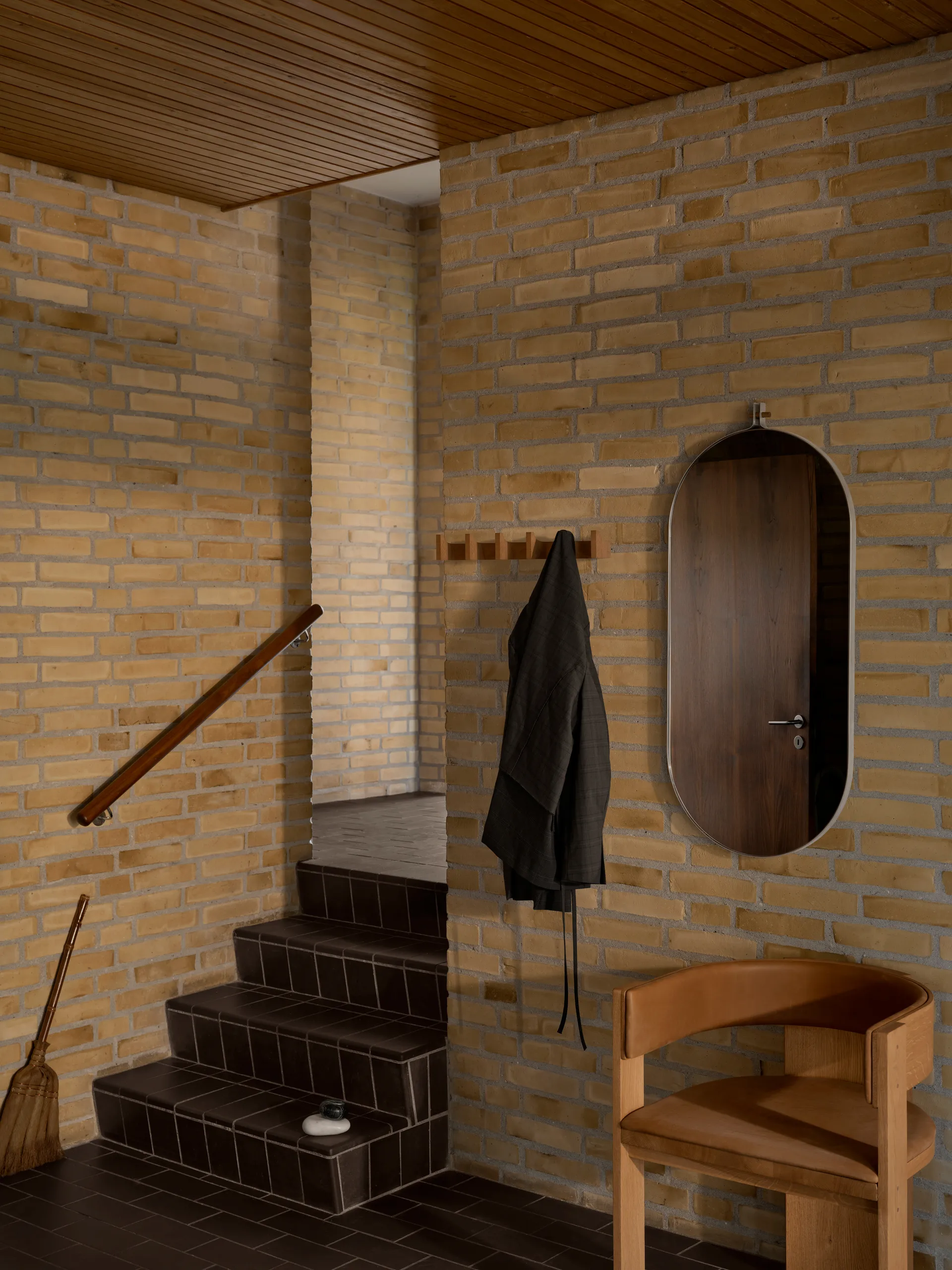 Column klädhängare 49 cm, Varm oljad ek Kristina Dam Studio