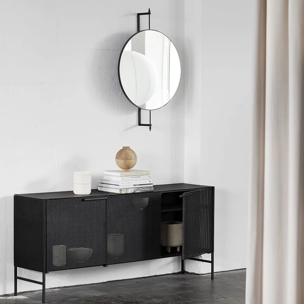 Rotating spegel, black, full size Kristina Dam Studio