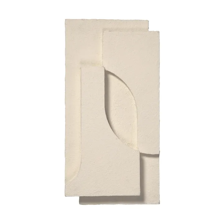 Serif Relief väggdekoration S - Off white - Kristina Dam Studio