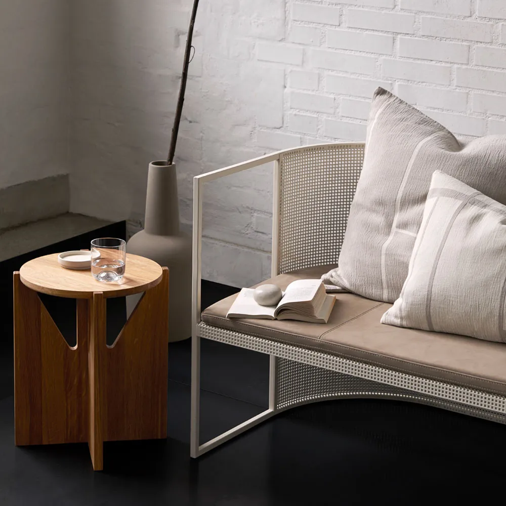 Stool pall, Oak Kristina Dam Studio