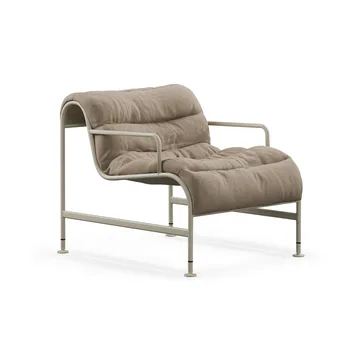 Sunny fåtölj med armstöd - Barnum Hemp-beige stativ - Lammhults