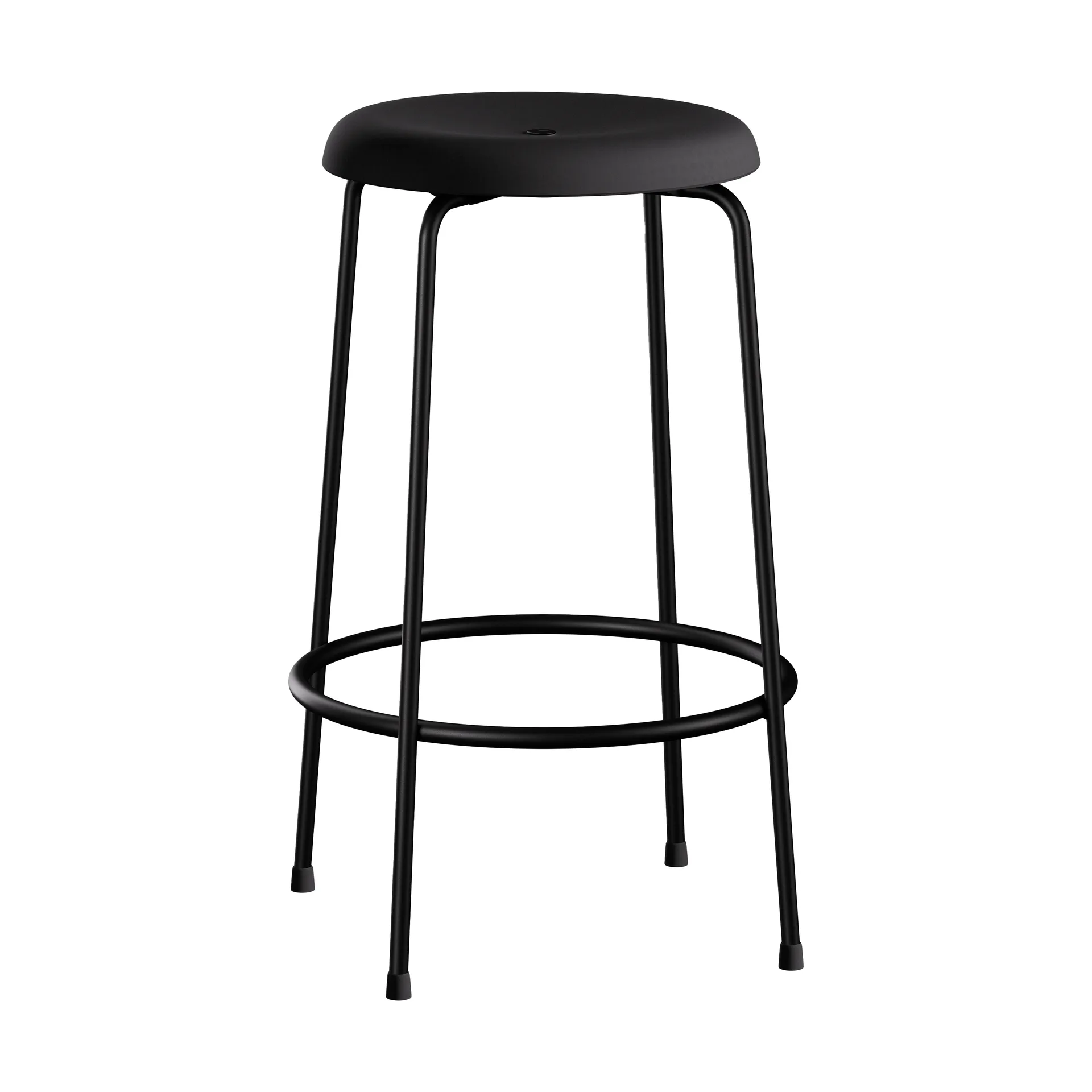 Taburett barpall, Svart, 63 cm Lammhults