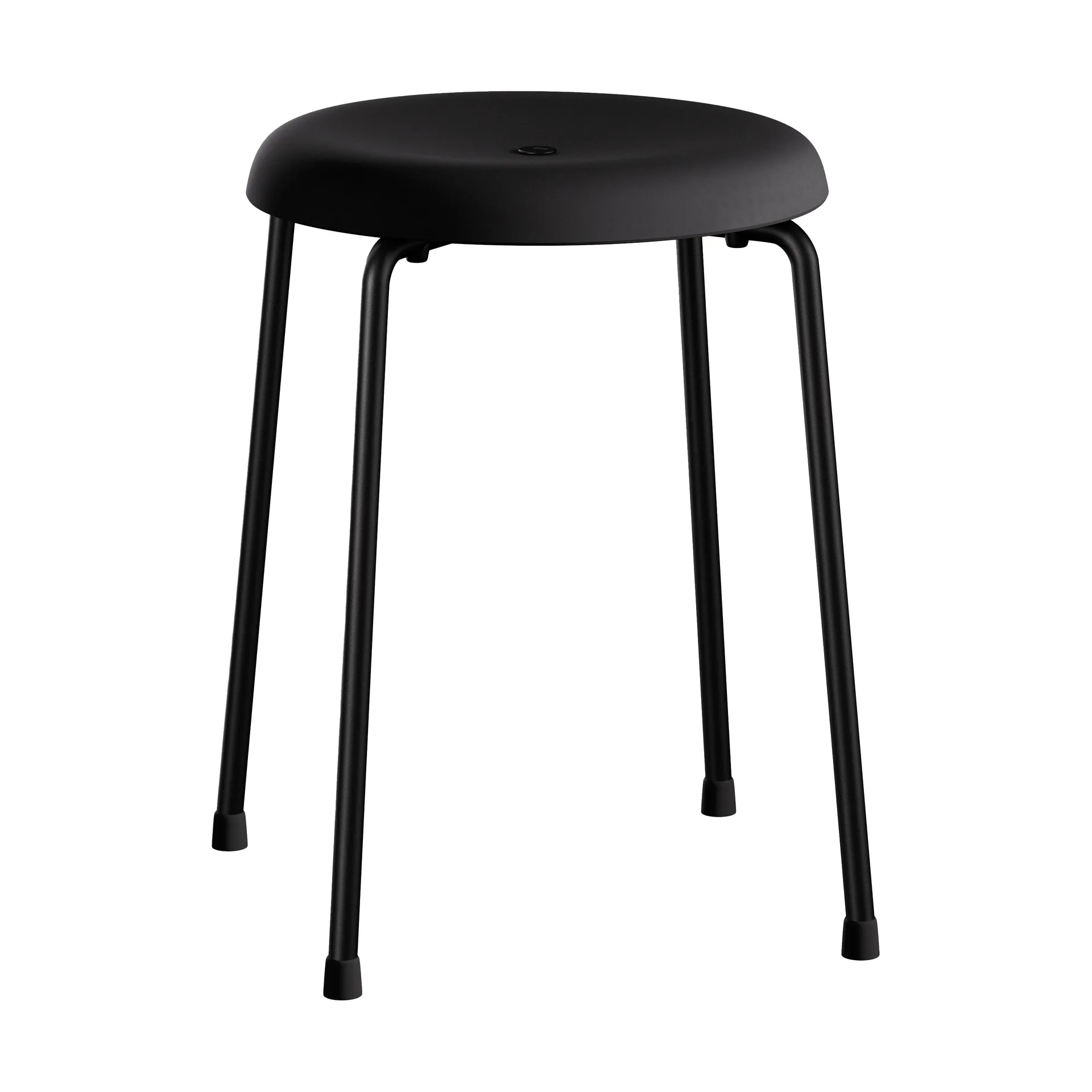 Taburett pall, Svart, 45 cm Lammhults