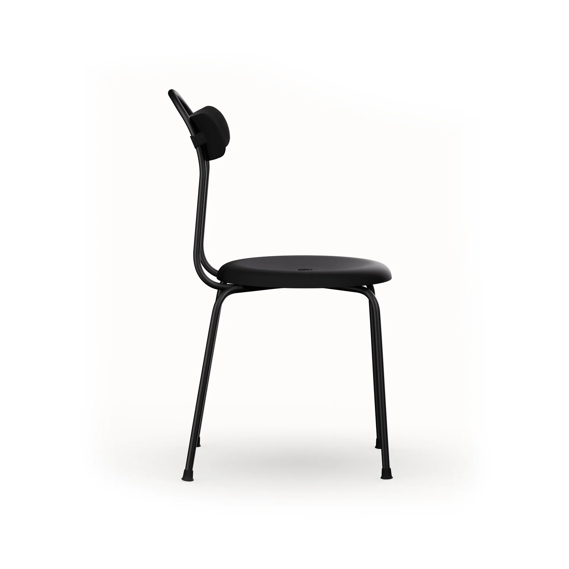 Taburett plus stol, Svart Lammhults
