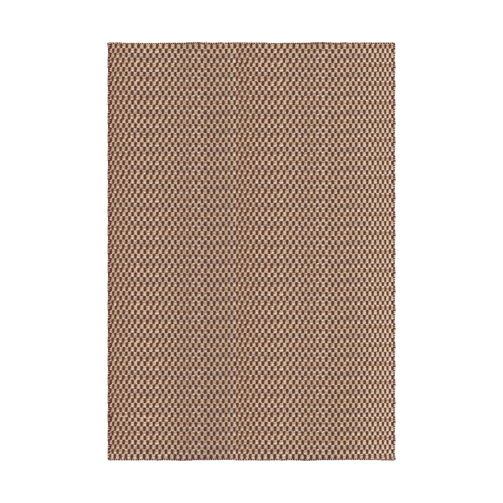 Barley jutematta, Burgundy, 250x350 cm Layered