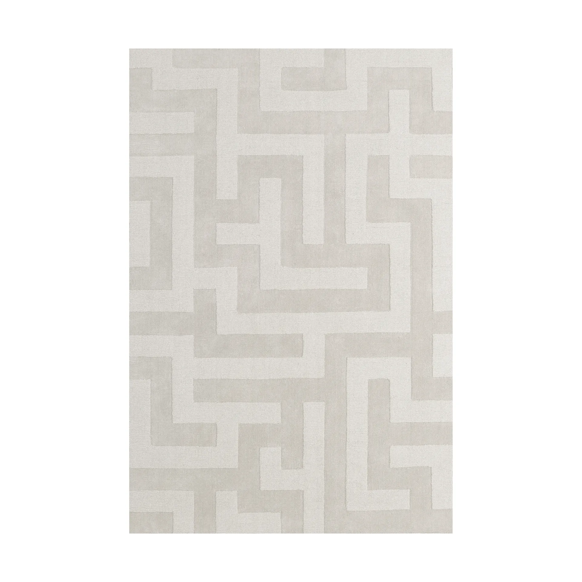Byzantine grande ullmatta, Light oatmeal, 200x300 cm Layered