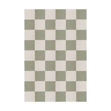 Chess ullmatta - Sage, 180x270 cm - Layered
