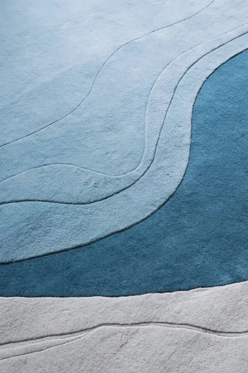 Erik Bratsberg Lozza ullmatta - Teal, 300x400 cm - Layered