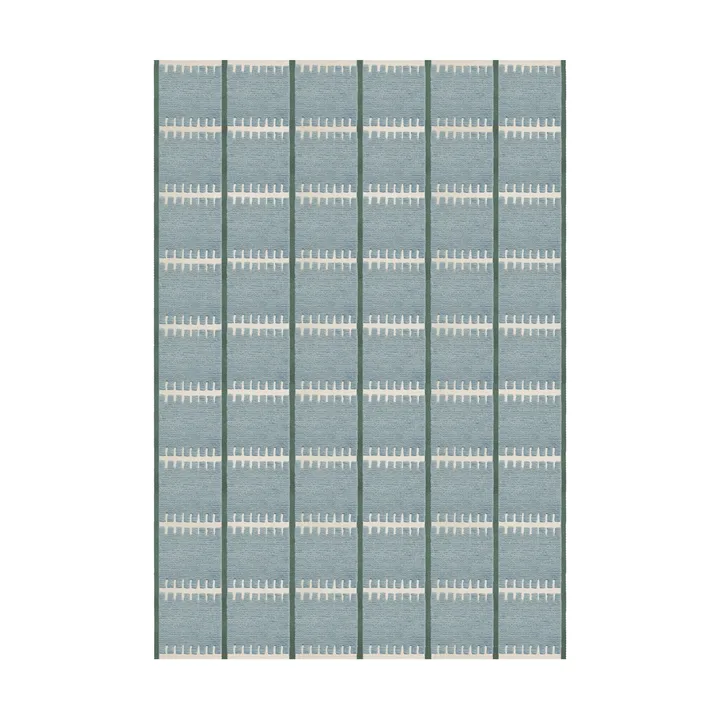 Lilly ullmatta - Blue, 200x300 cm - Layered