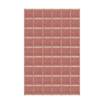 Lilly ullmatta - Claret red, 180x270 cm - Layered
