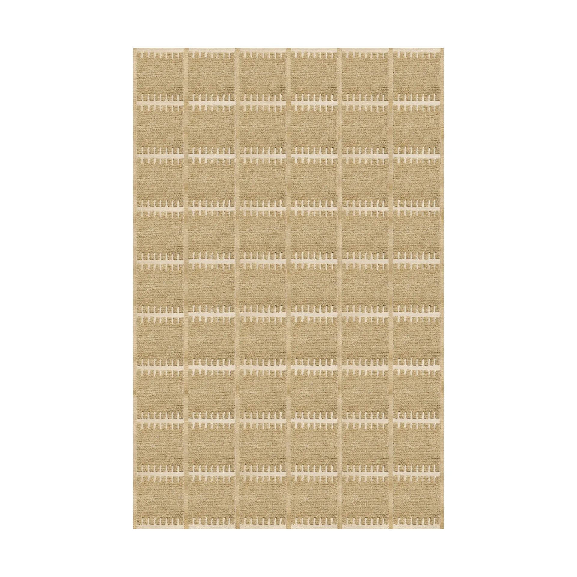 Lilly ullmatta, Mustard, 180x270 cm Layered