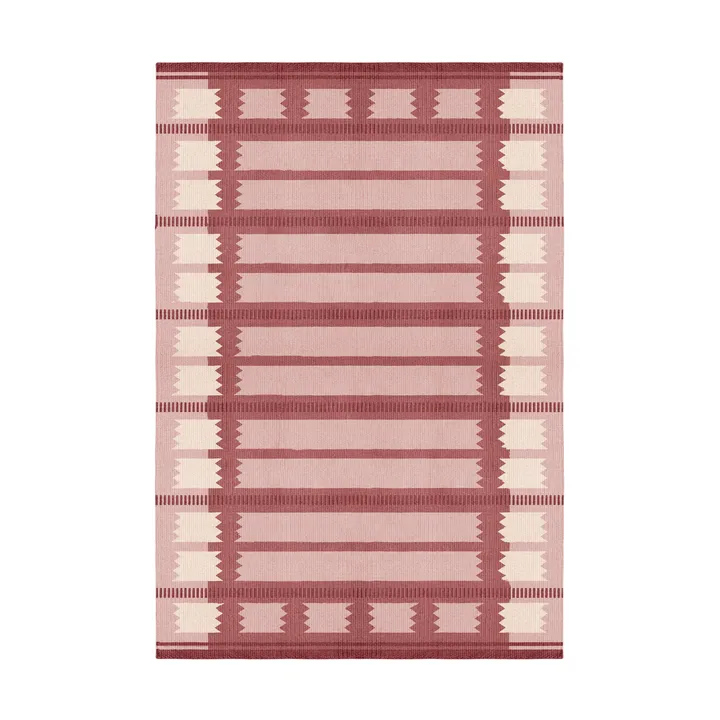 Röllakan Iris ullmatta - Rasberry, 180x270 cm - Layered