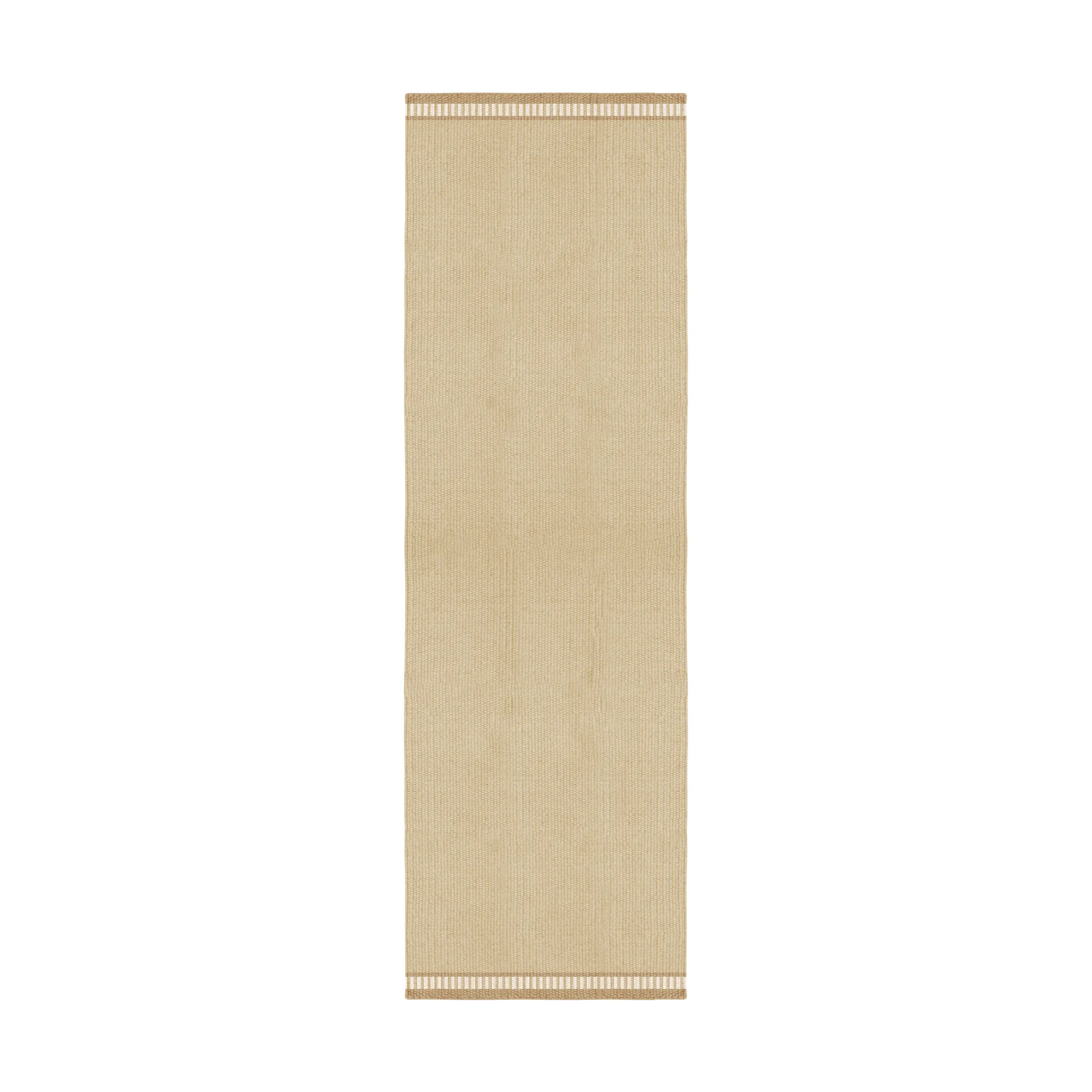 Röllakan Solid ullmatta, Mariegold, 80x300 cm Layered