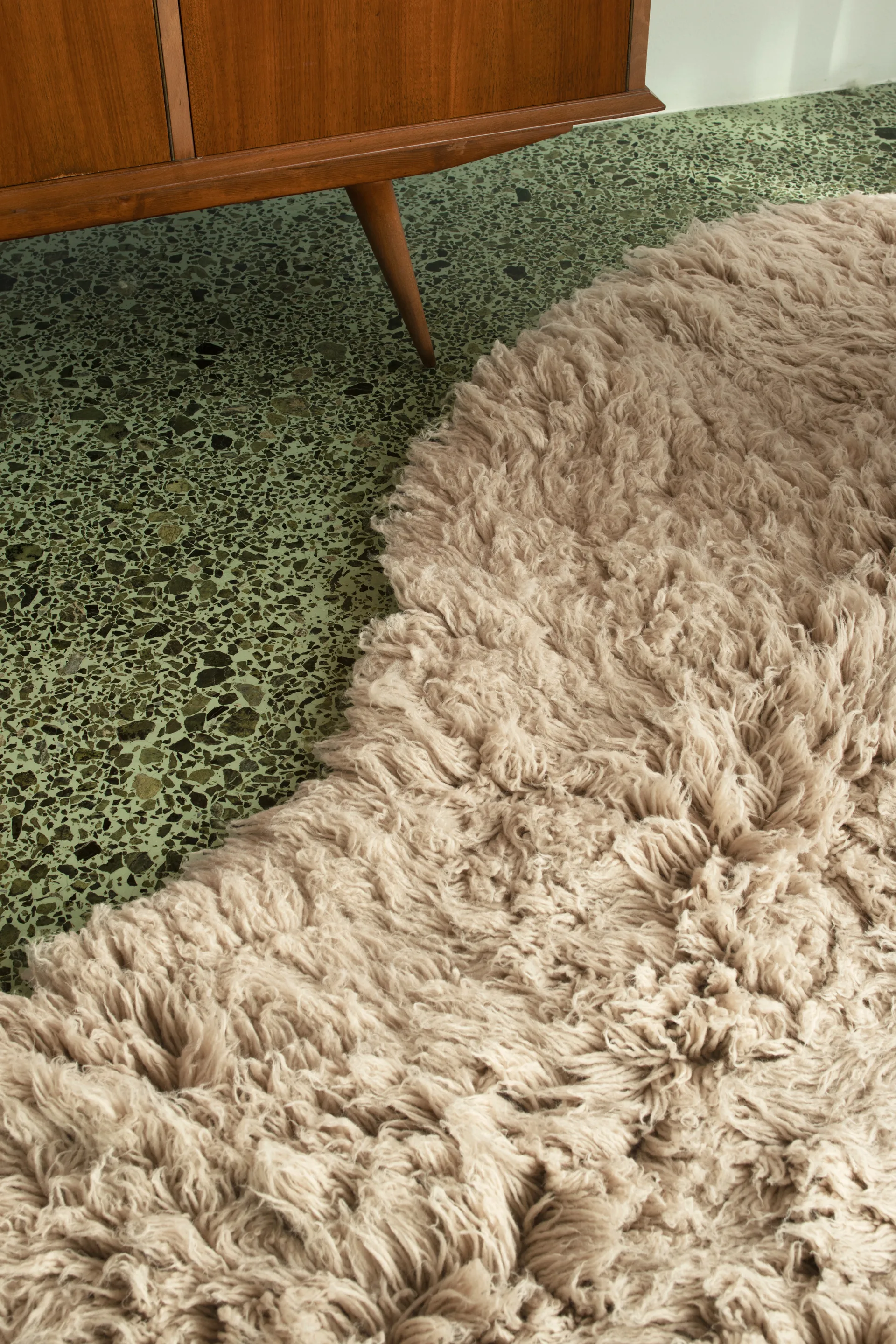 Shaggy matta 250x350 cm, Oatmeal Layered
