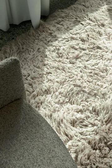Shaggy matta 300x400 cm - Bone White - Layered