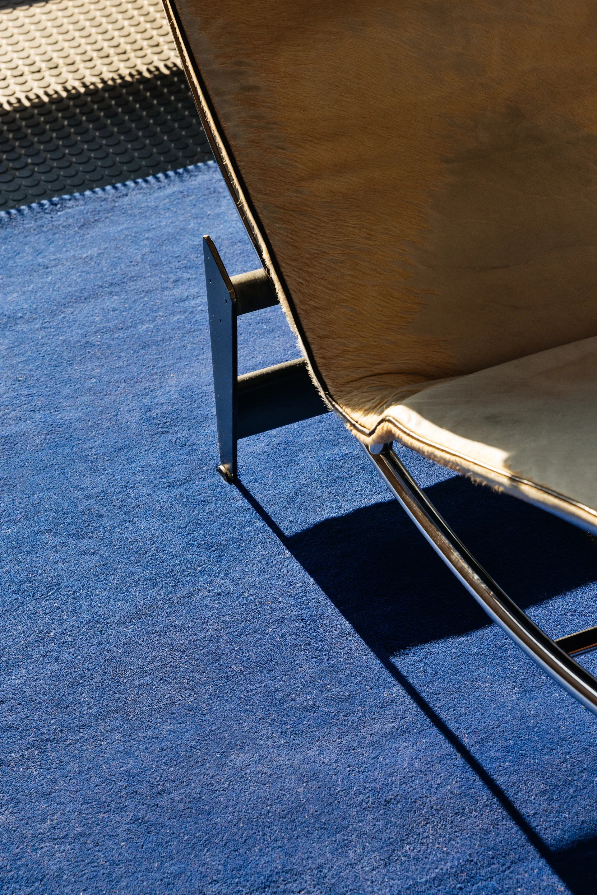 Solid Wool ullmatta, Blue foncé, 250x350 cm Layered