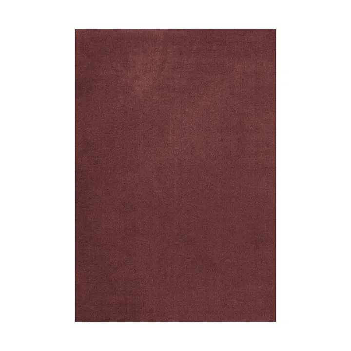 Solid Wool ullmatta - Ruby red, 180x270 cm - Layered