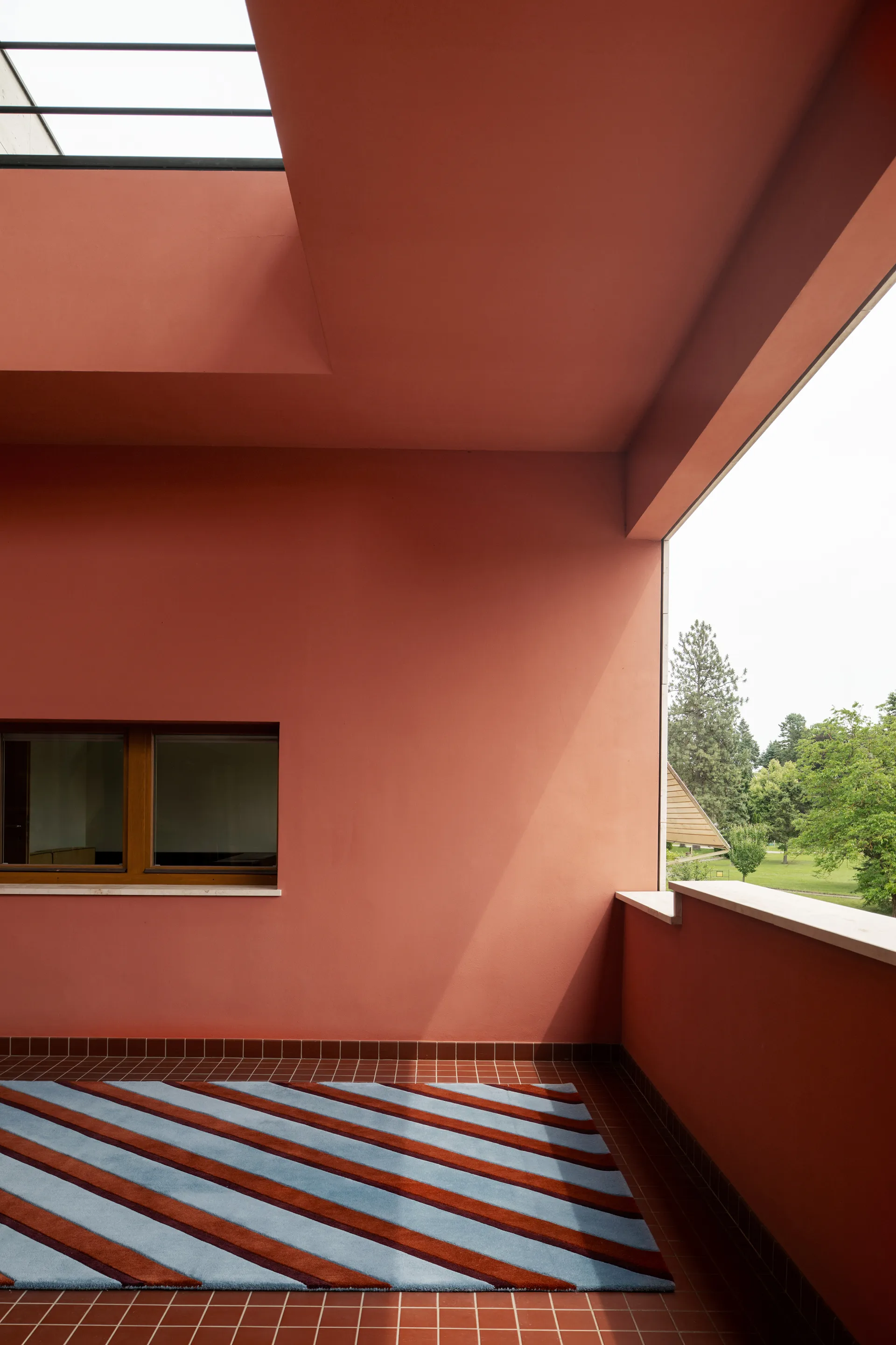Teklan Diagonal ullmatta, Sky, 200x300 cm Layered