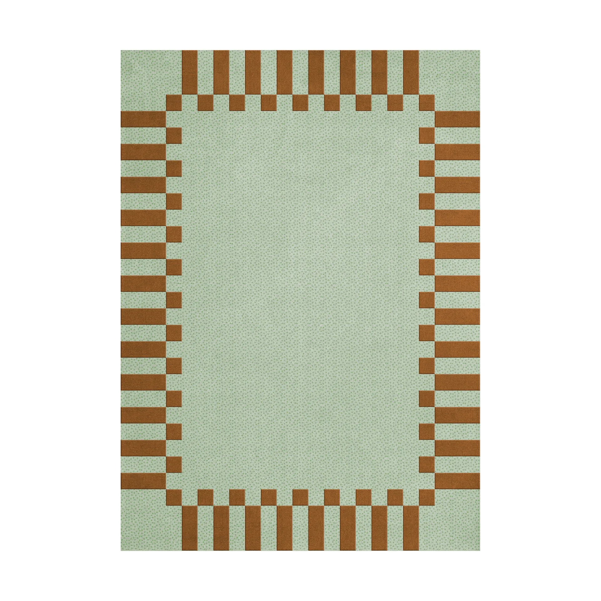 Teklan frame ullmatta, Pistachio camel, 140x200 cm Layered