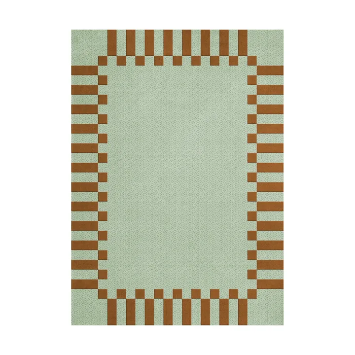 Teklan frame ullmatta - Pistachio camel, 200x300 cm - Layered