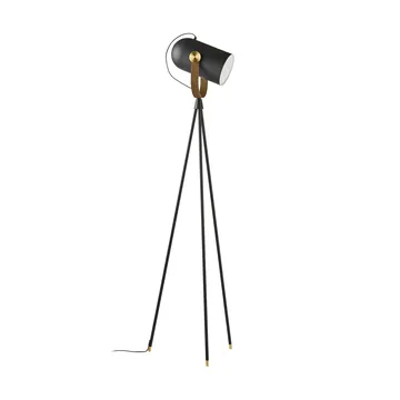 Carronade II golvlampa - Svart-rökt ek - Le Klint