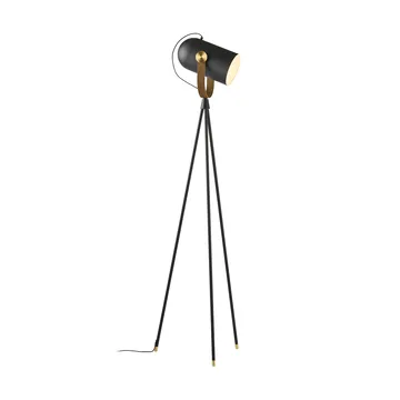 Carronade II golvlampa - Svart-rökt ek - Le Klint