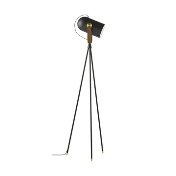 Carronade II golvlampa - Svart-rökt ek - Le Klint