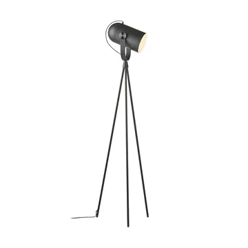 Carronade II golvlampa - Svart-svart ek - Le Klint