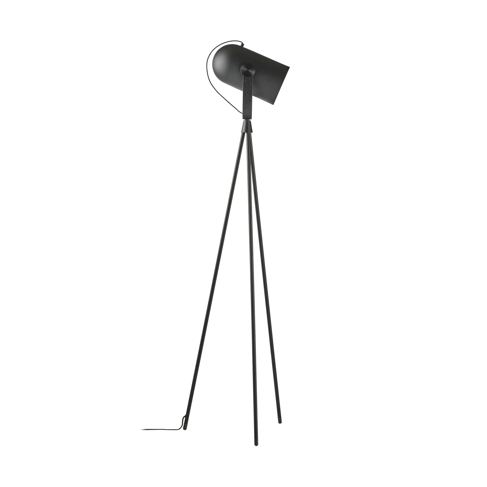Carronade II golvlampa, Svart-svart ek Le Klint