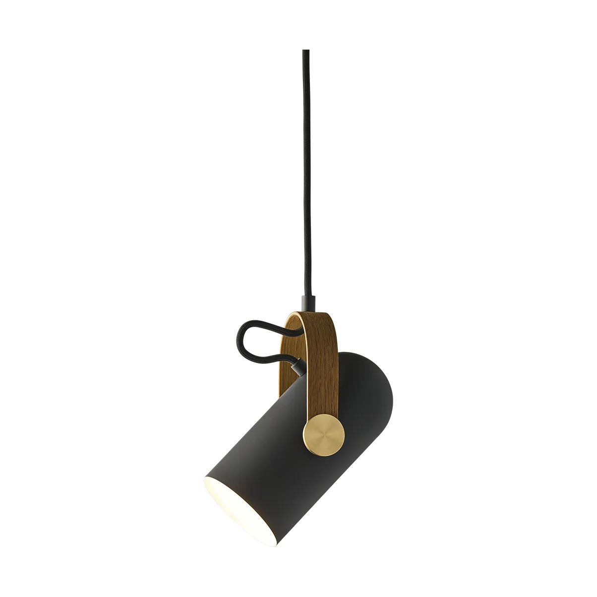 Carronade II pendel, Svart-rökt ek, small Le Klint