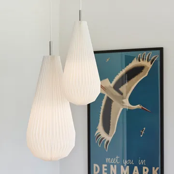 Comet pendel - white, large - Le Klint