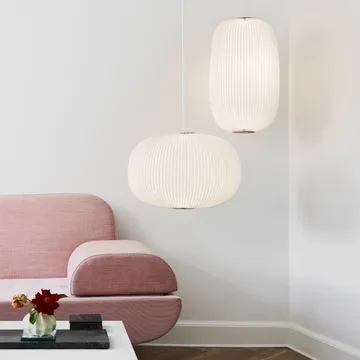Lamella 2 pendel - Vit, led, guld - Le Klint