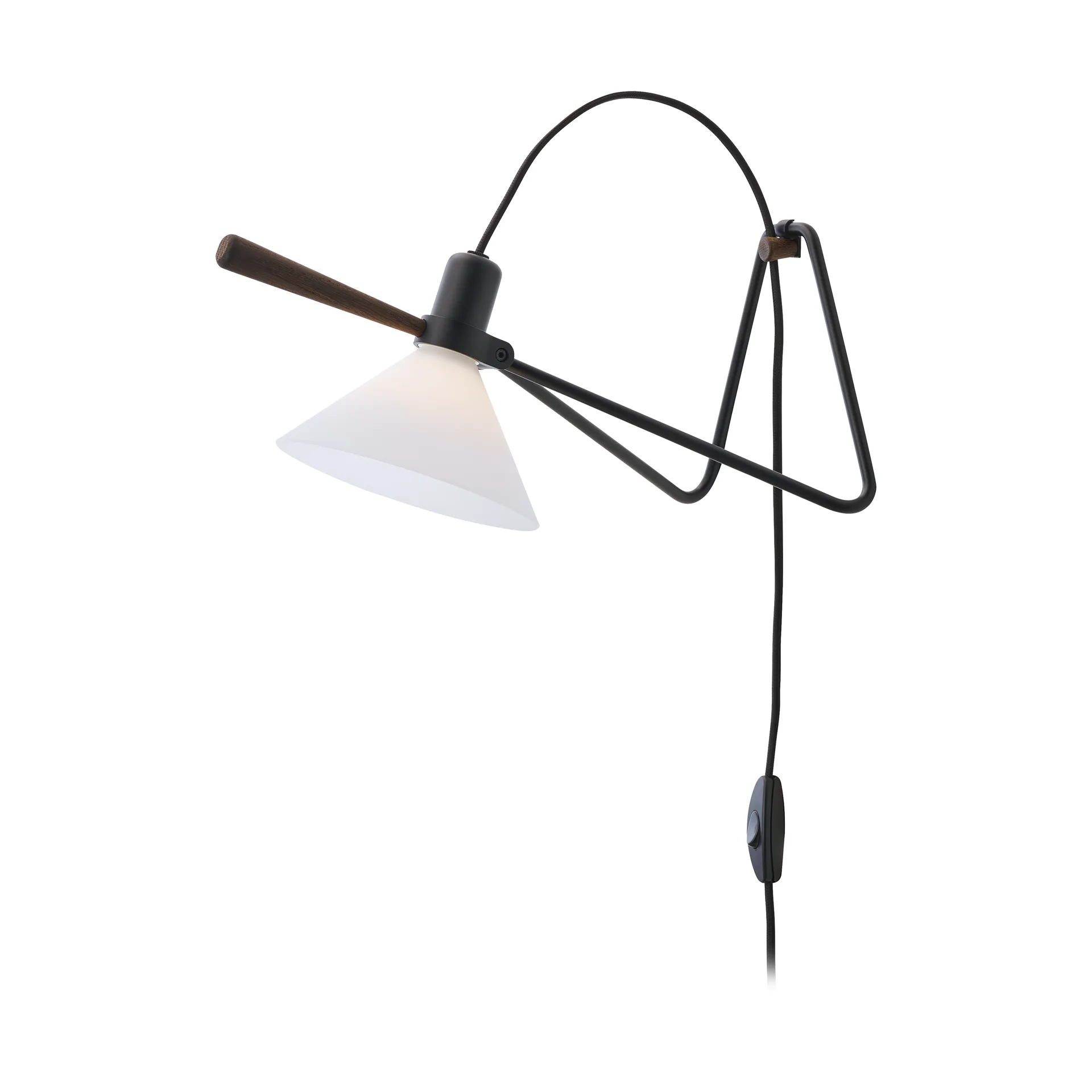 Spot vägg/bordslampa, Black-smoked oak Le Klint