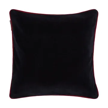 Heart ekologisk bomullssammet kuddfodral - Black-multi, 50x50 cm - Lexington
