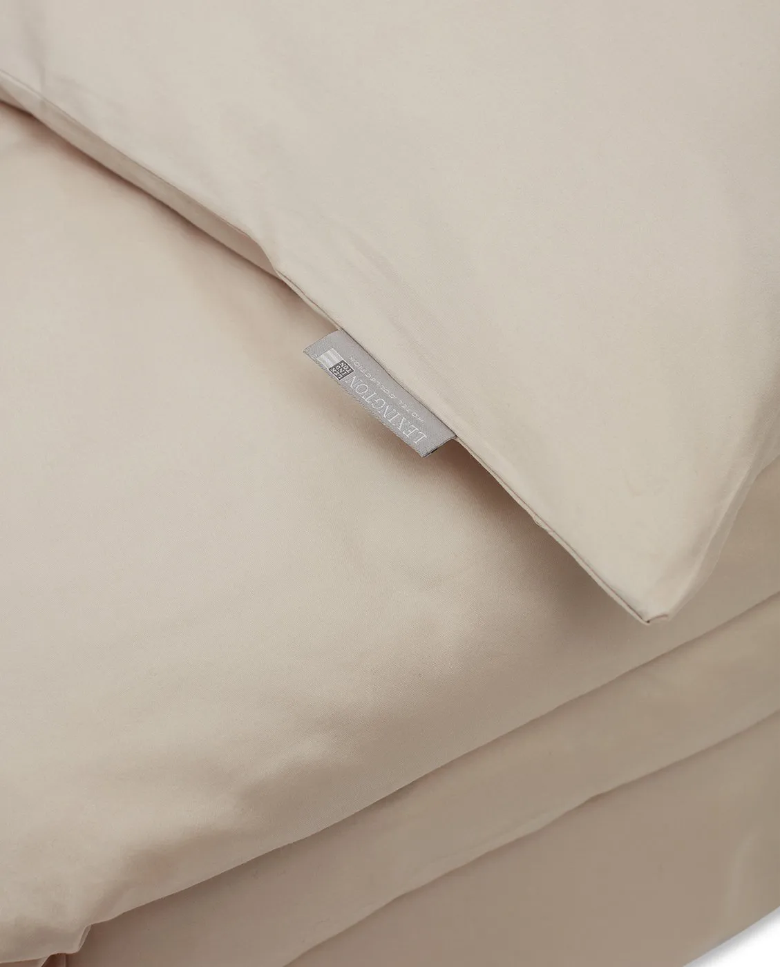 Hotel Cotton Sateen påslakan 150x210 cm, Light sand Lexington