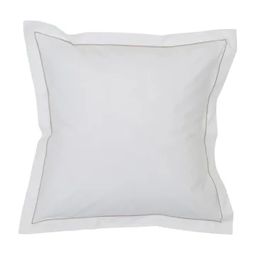 Hotel Percale örngott 65x65 cm - Vit-ljusbeige - Lexington